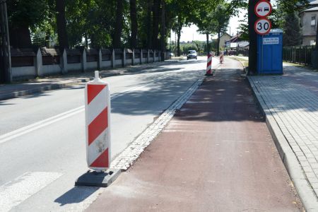 Budowa ścieżki rowerowej wzdłuż ul. Krakowskiej - wkrótce wznowienie prac 